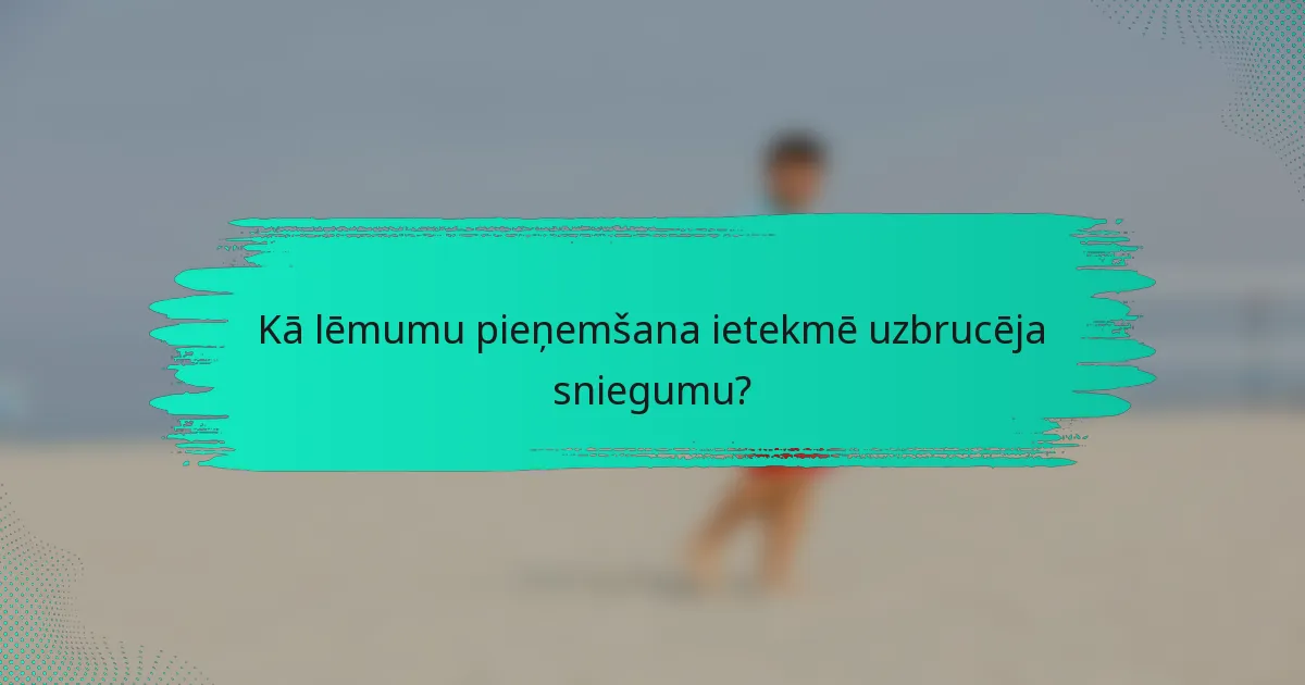 Kā lēmumu pieņemšana ietekmē uzbrucēja sniegumu?